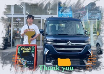 M様　新車ｽﾍﾟｰｼｱｶｽﾀﾑご納車おめでとうございます！
